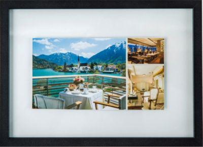 THE CONRAN SHOP MOEBE Aluminium and rubber band picture frame A5