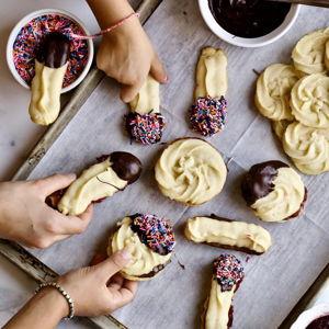 Homemade cookies supplies