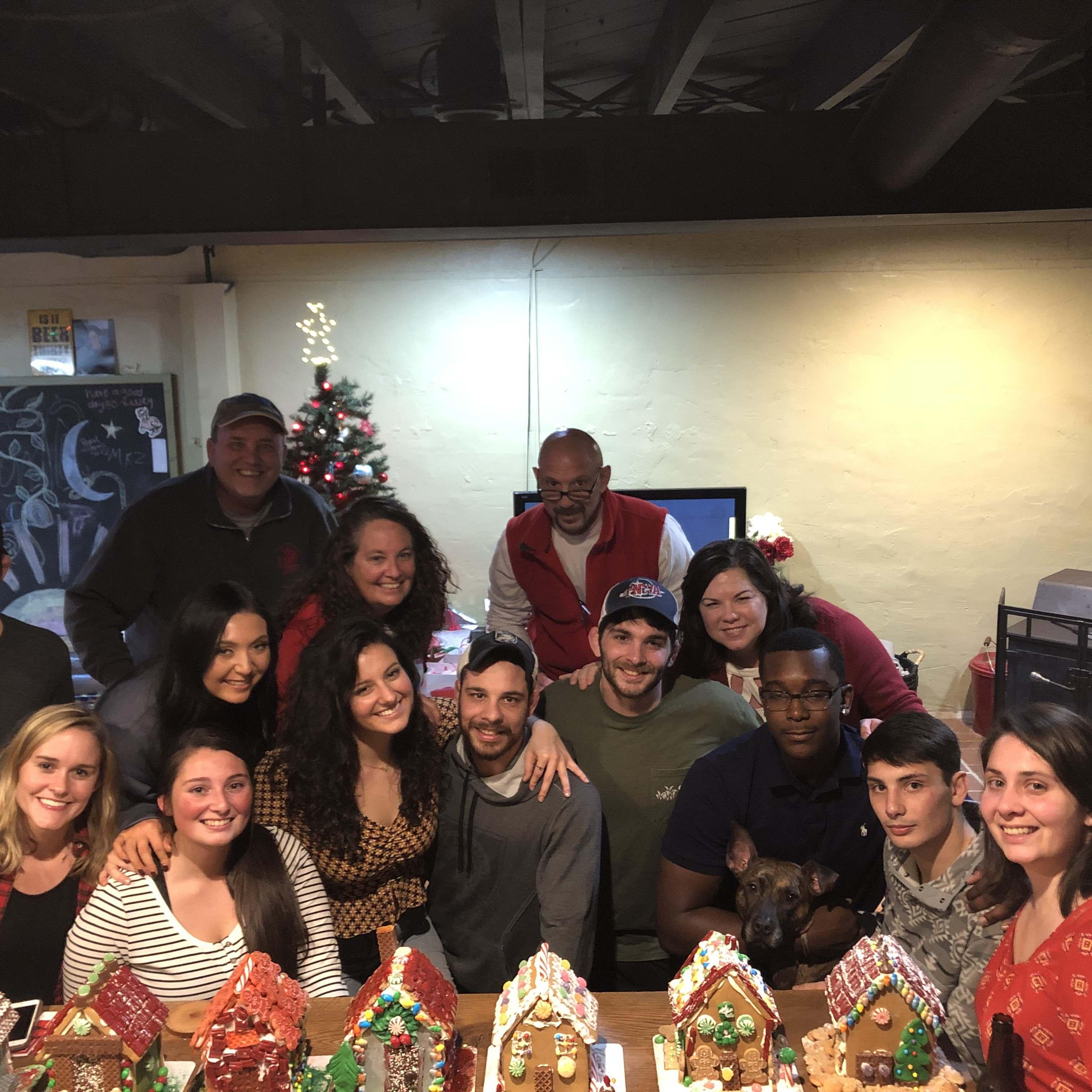 The DeAngelos welcomed Kat at her first Christmas with them. It was also Kat's first time seeing the house Joe and the family grew up in!