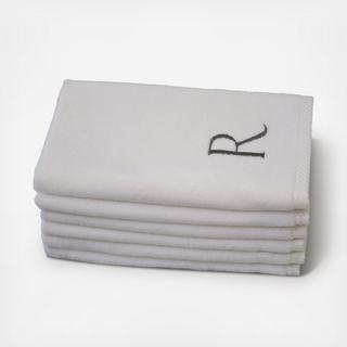 Monogram Guest Towel, Set of 6