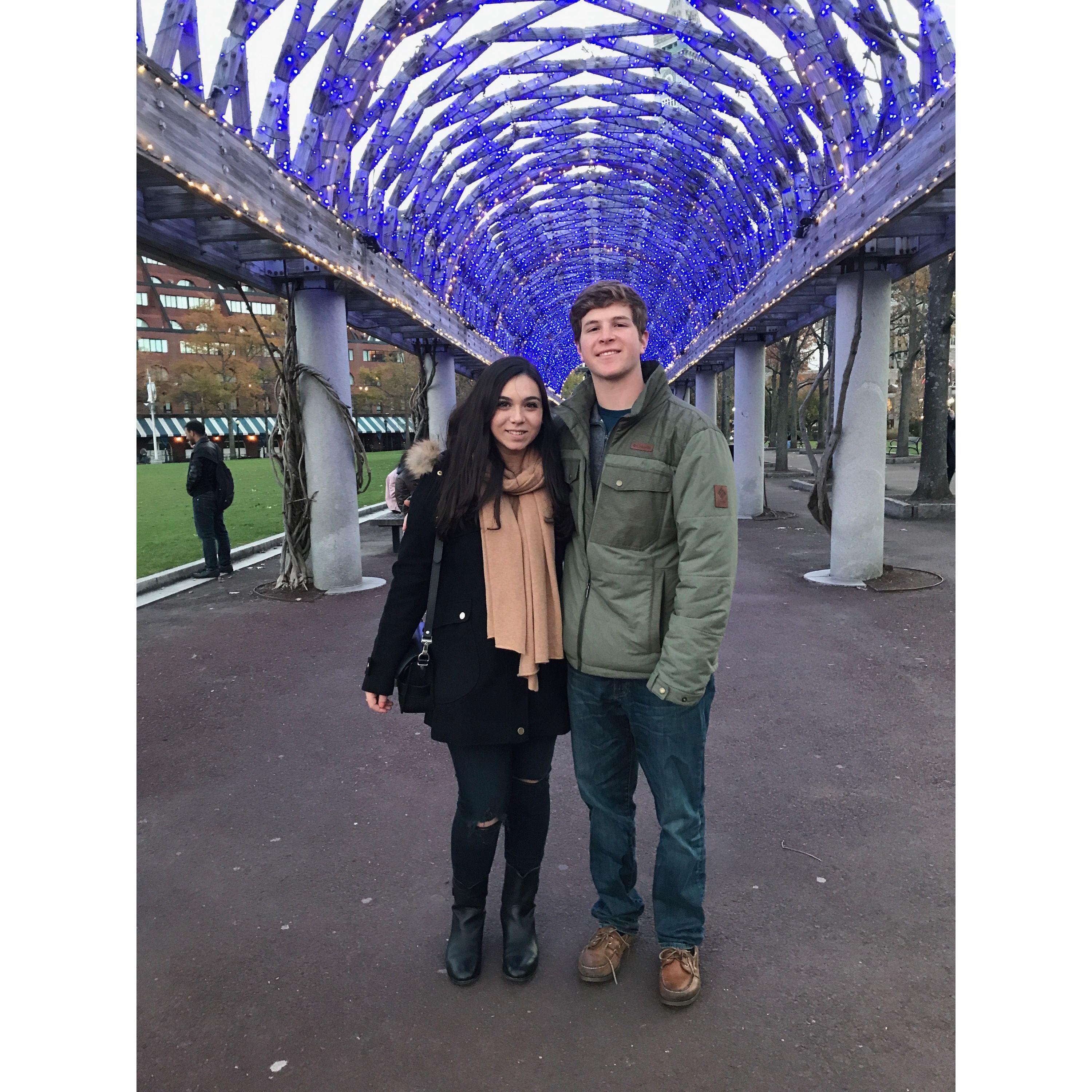 Emily's first visit to Boston with Ethan! November 2017