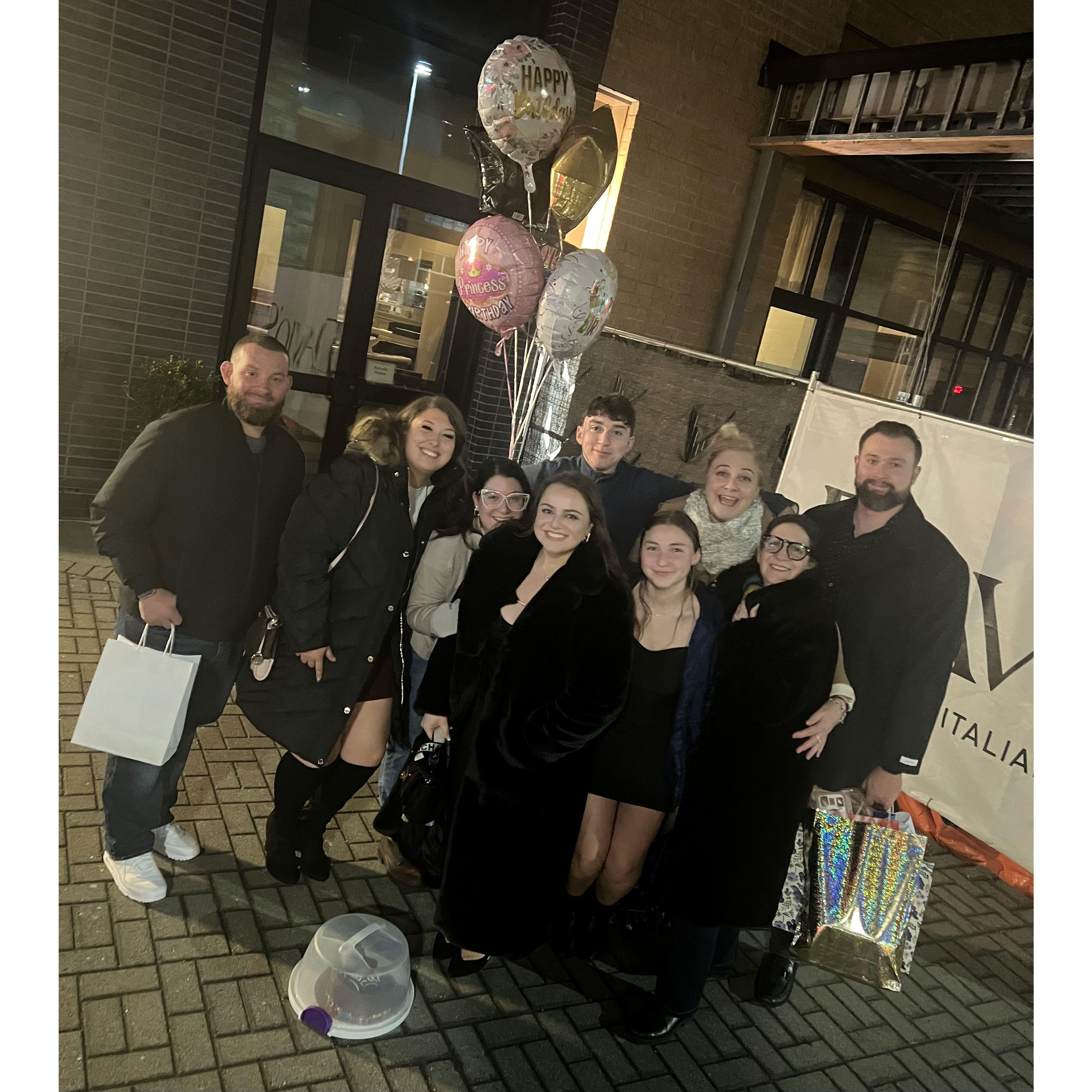 Shannon's birthday dinner ~ January 2024