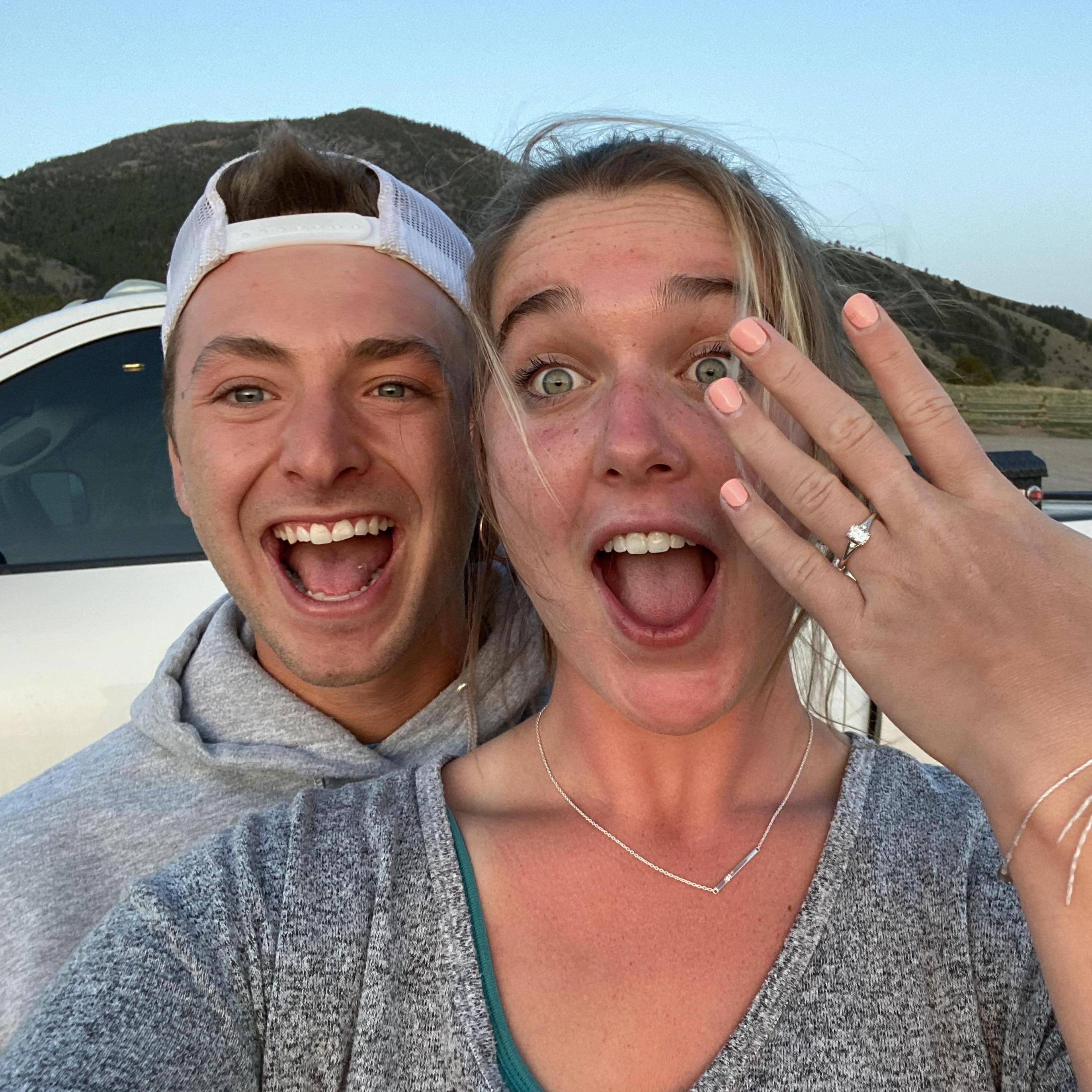 Our engagement night! Woohoo!