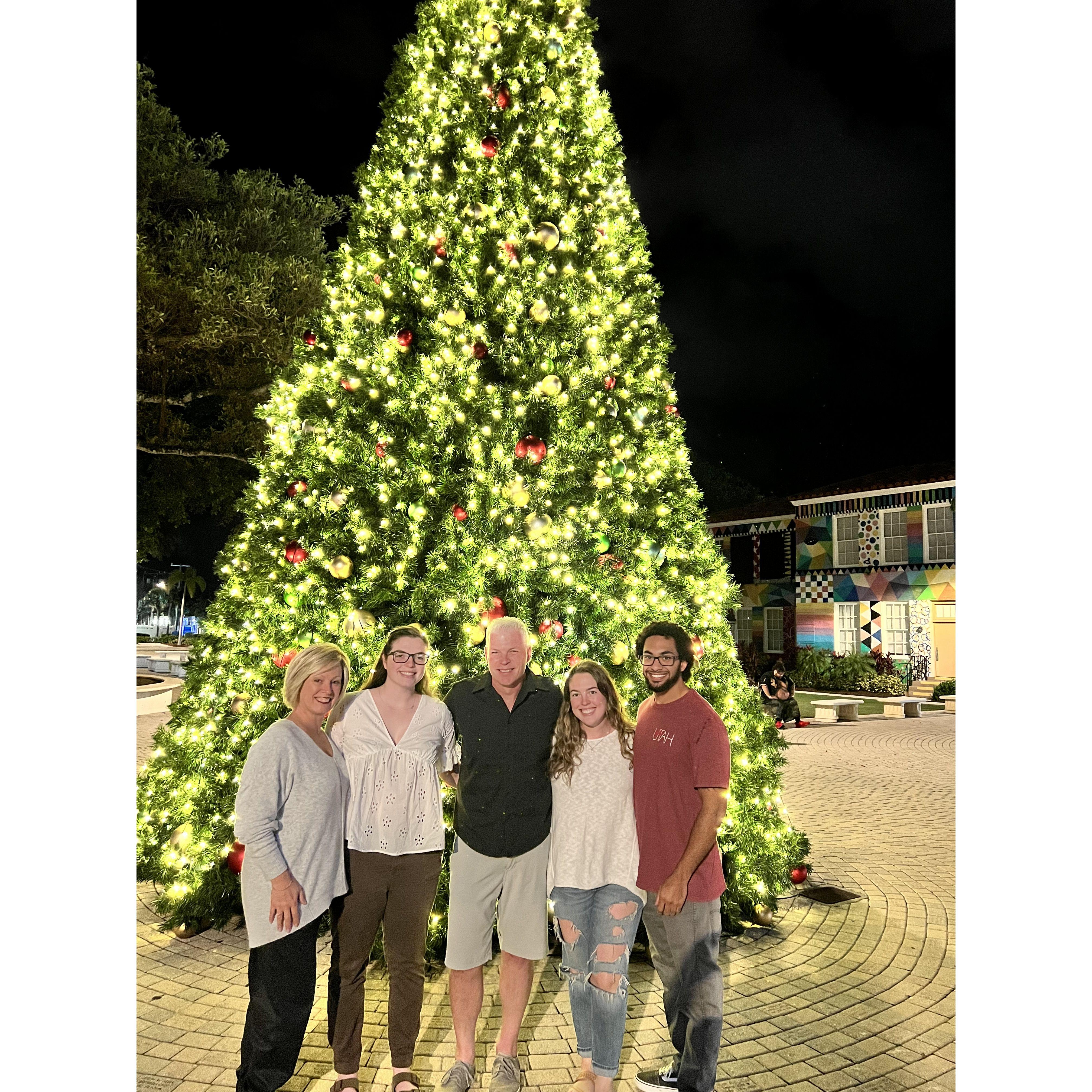 December 23, 2021: Our first Christmas celebrating in Florida