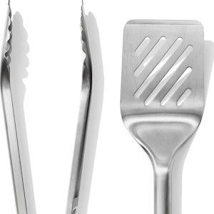 OXO Outdoor Grilling Turner and Tongs Set
