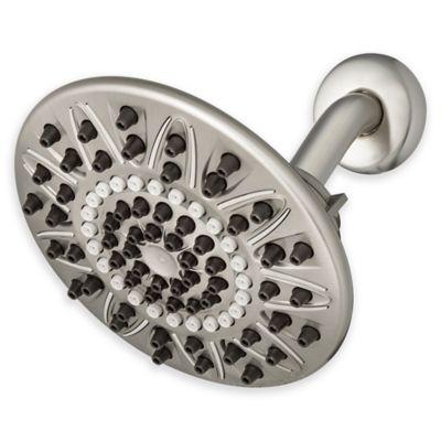 Waterpik® Fixed Mount 7-Spray Showerhead in Brushed Nickel