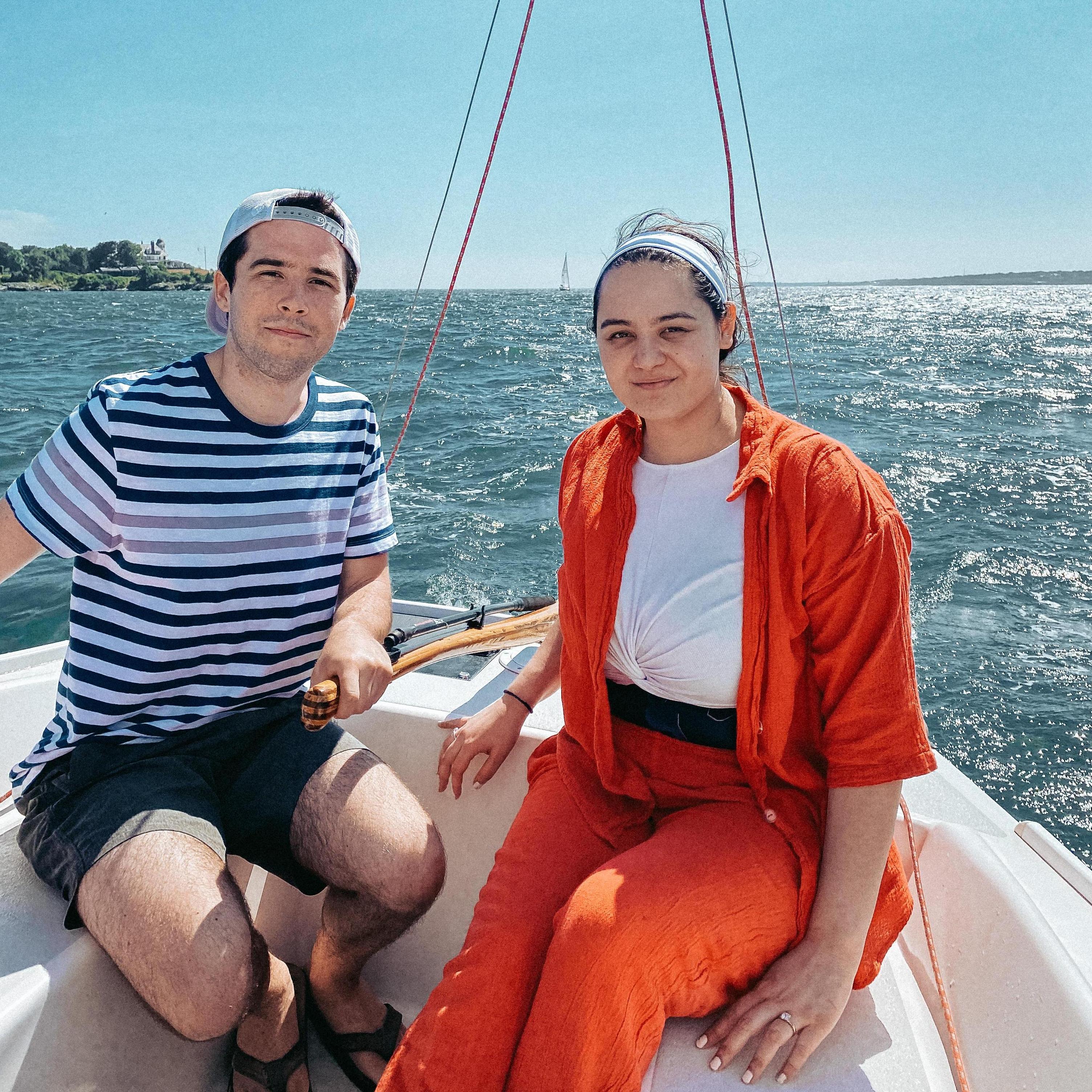 Sailing around Newport Harbor & Narragansett Bay, 2020.