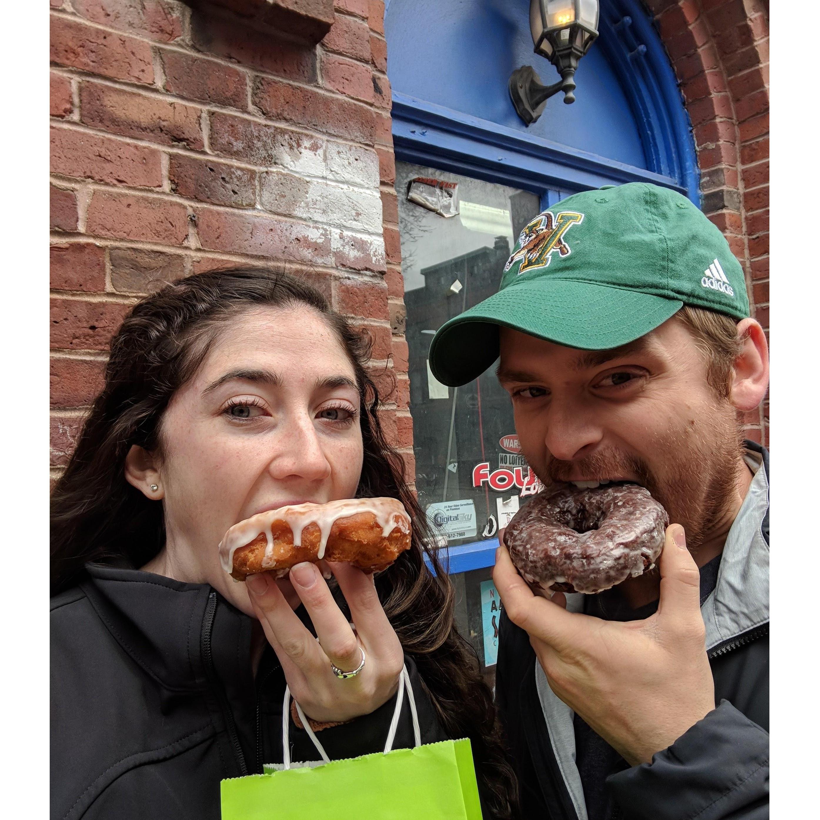 We love potato donuts from Portland, Maine