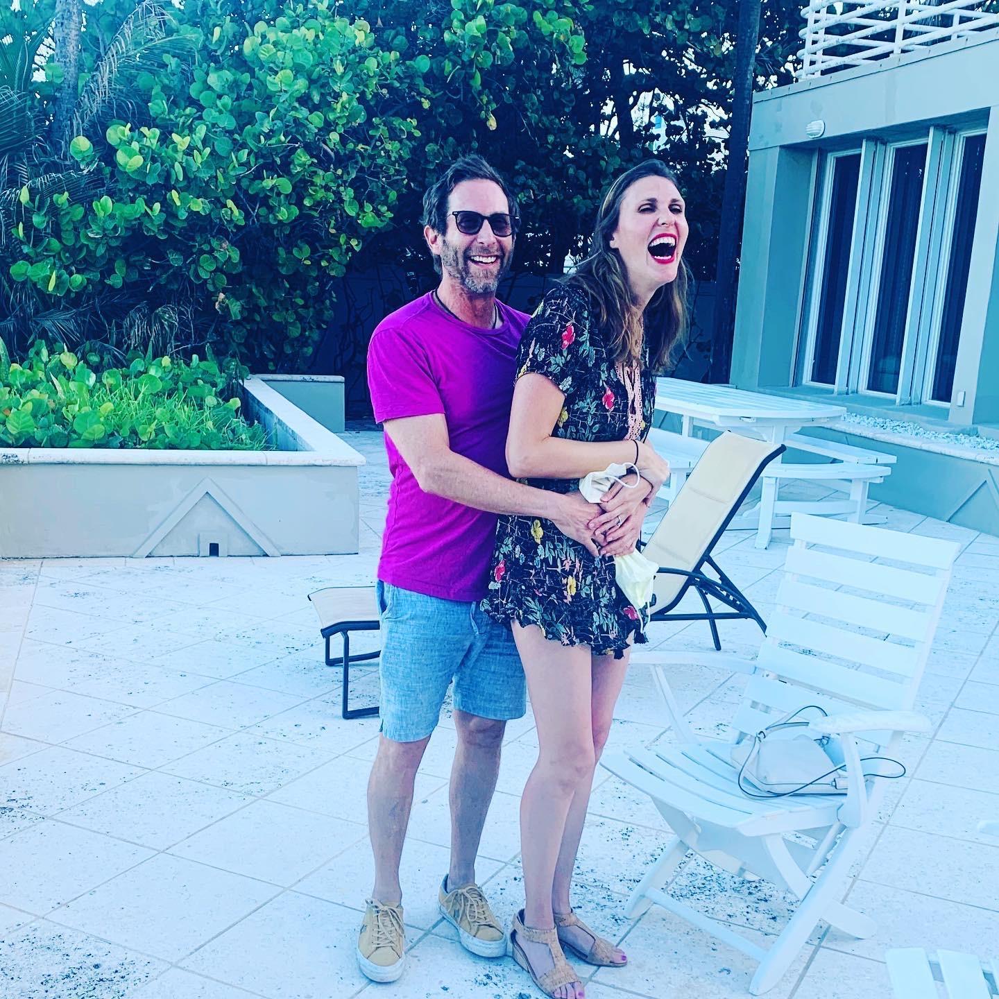 Nicole's surprise and joy when she arrived at the lovely engagement party Paul planned!
