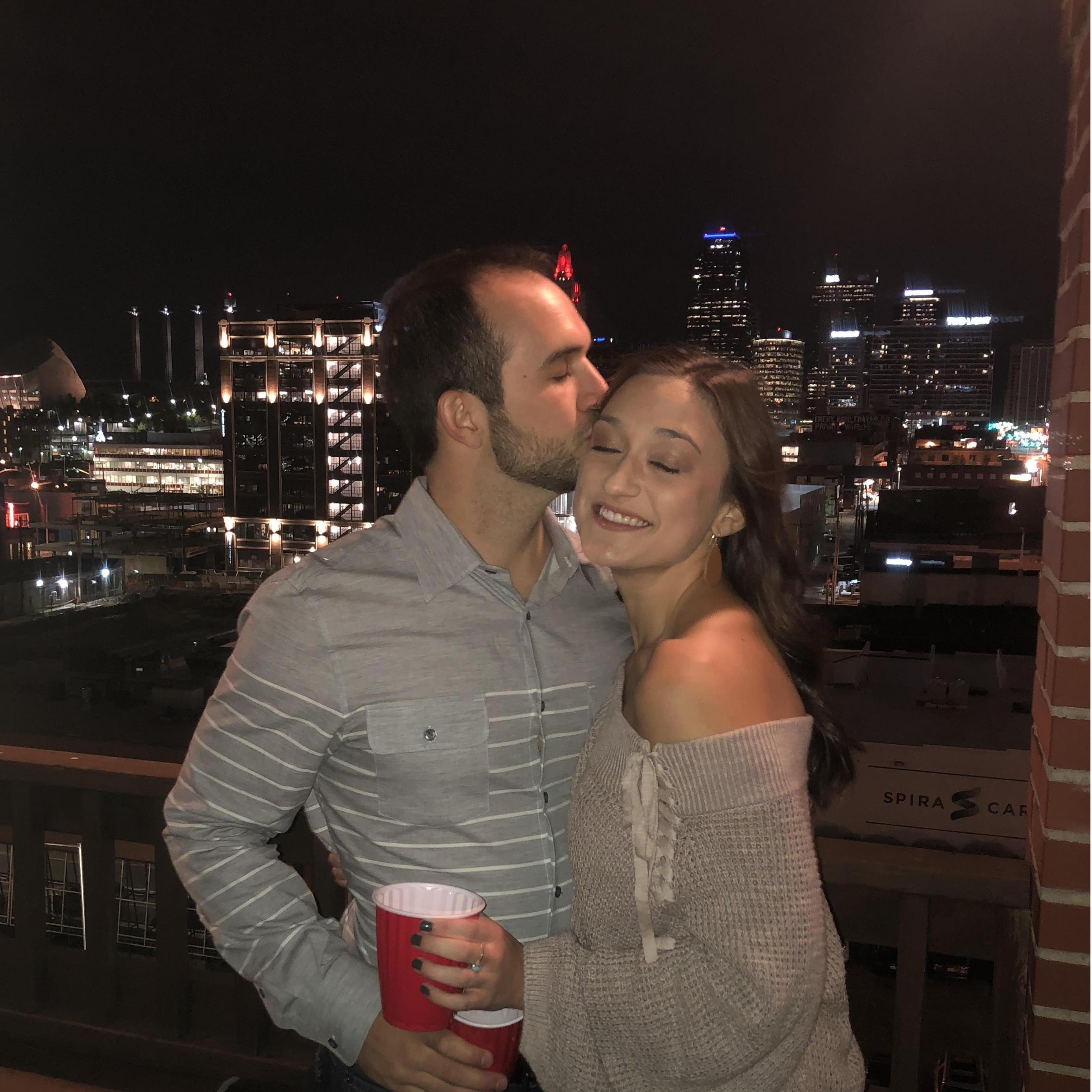 peep the KC skyline in the distance