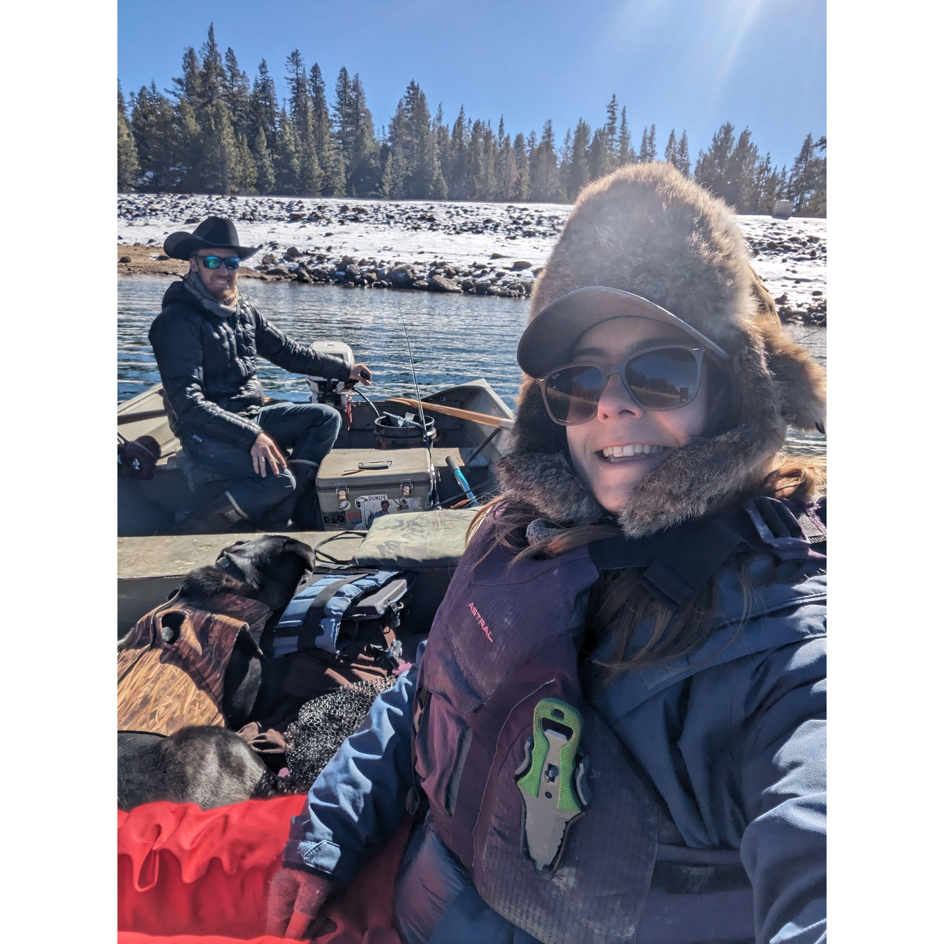 Dylan's birthday fishing trip
