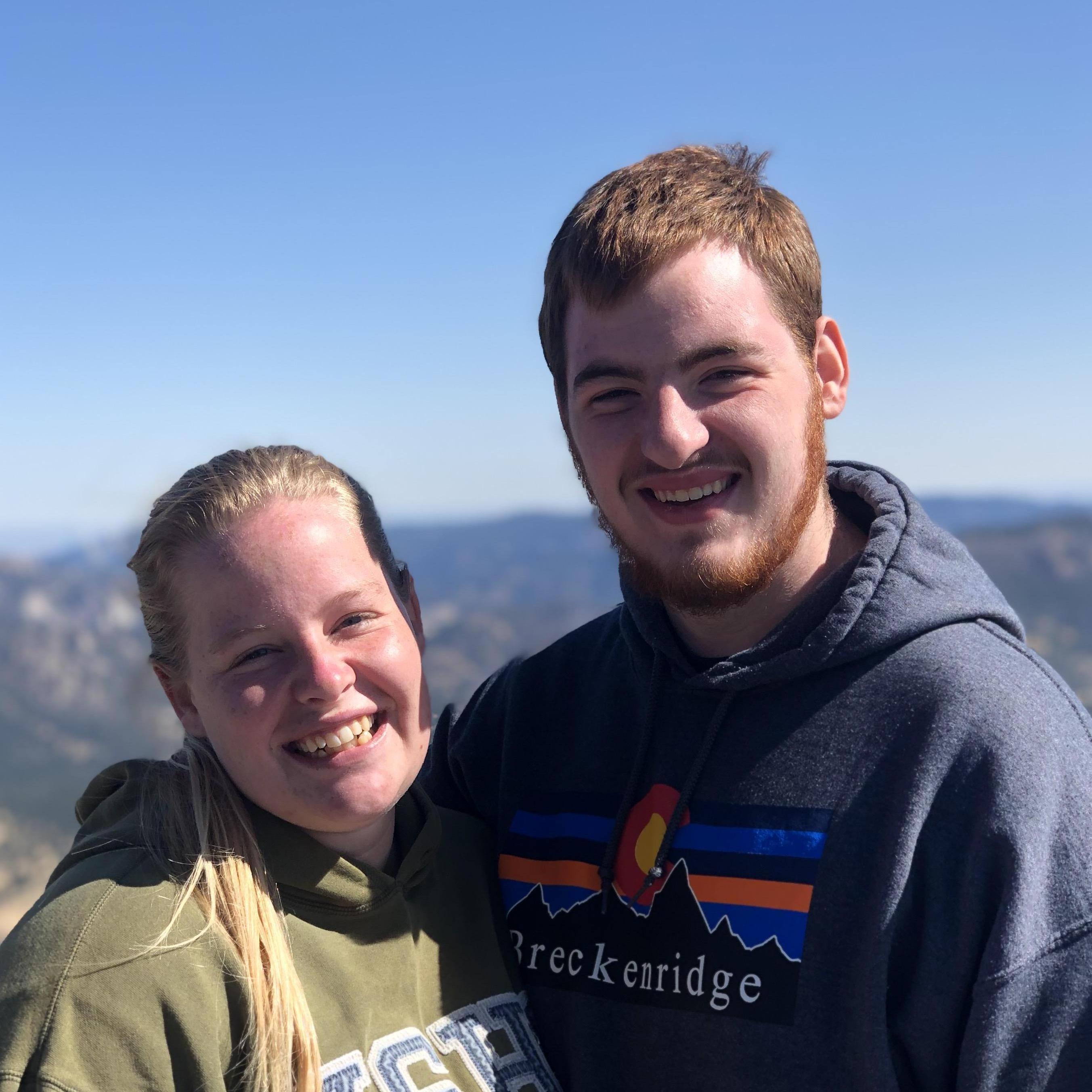 Enjoying the week after our engagement in the Rocky Mountains