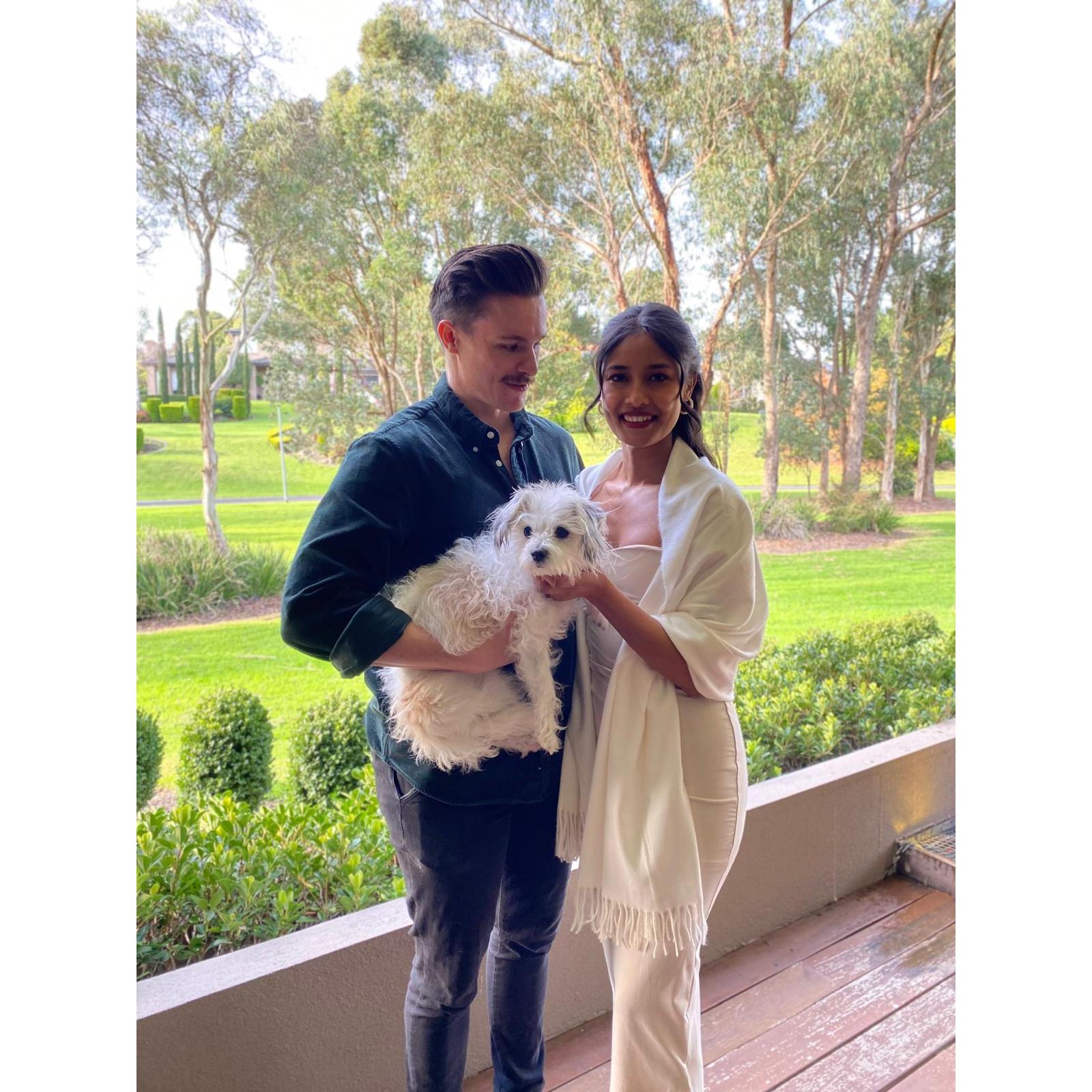 Poppy: The only one who can outshine Soni for Tyler’s attention—she’s got him wrapped around her paw!