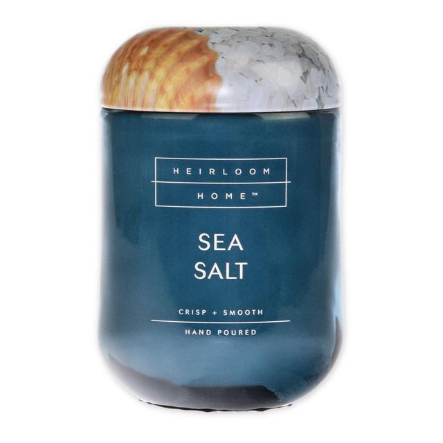 Heirloom Home Sea Salt 24 oz. Jar Candle with Metal Lid