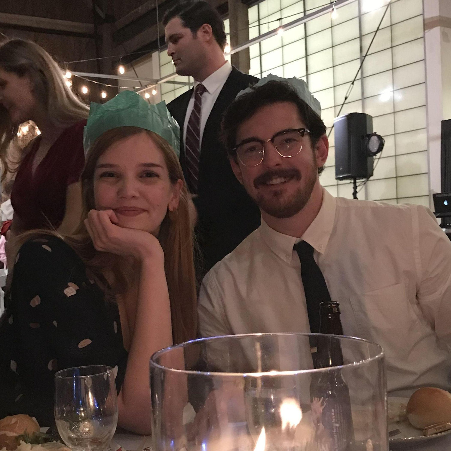 Our first wedding together, 2018.