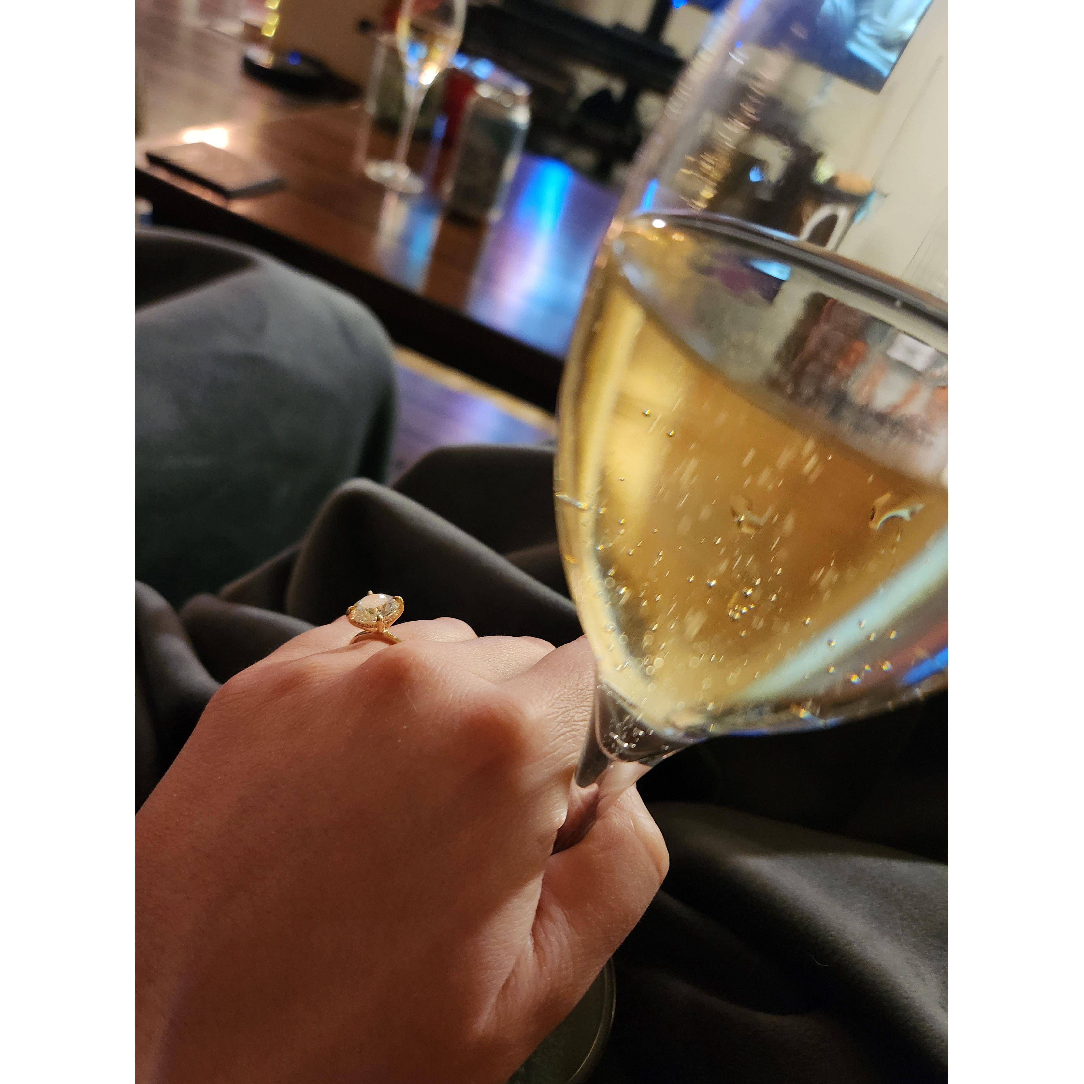 In 2023 we got engaged on our 7th anniversary.