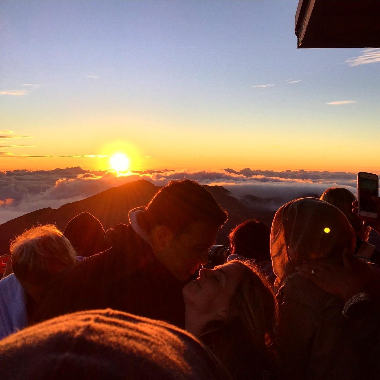 Haleakala National Park in Maui, Hawaii during the sunrise, 2016