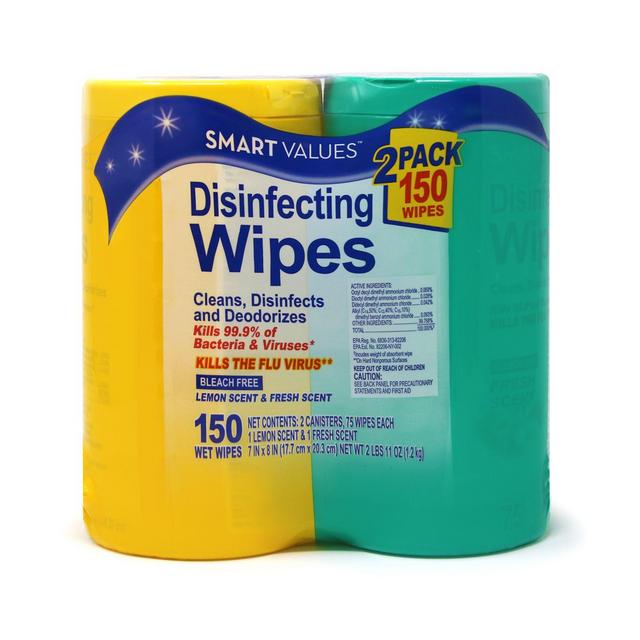 Smart Values™ 150-Count Disinfecting Wipes