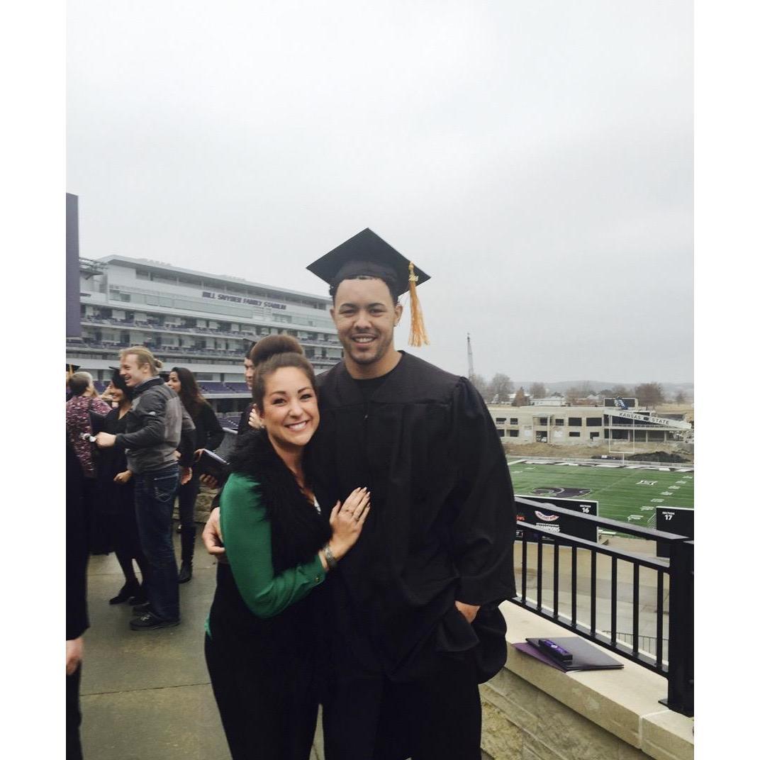 Brodrick’s graduation from KSU in 2016