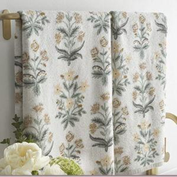 Rifle Paper Co. Jacquard Cotton Bath Towel