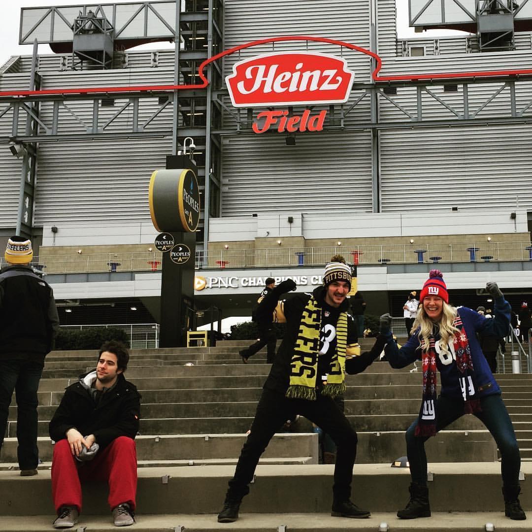 December 2016. Our first New York Giants vs Pittsburgh Steelers game! (Of course the Steelers won.)