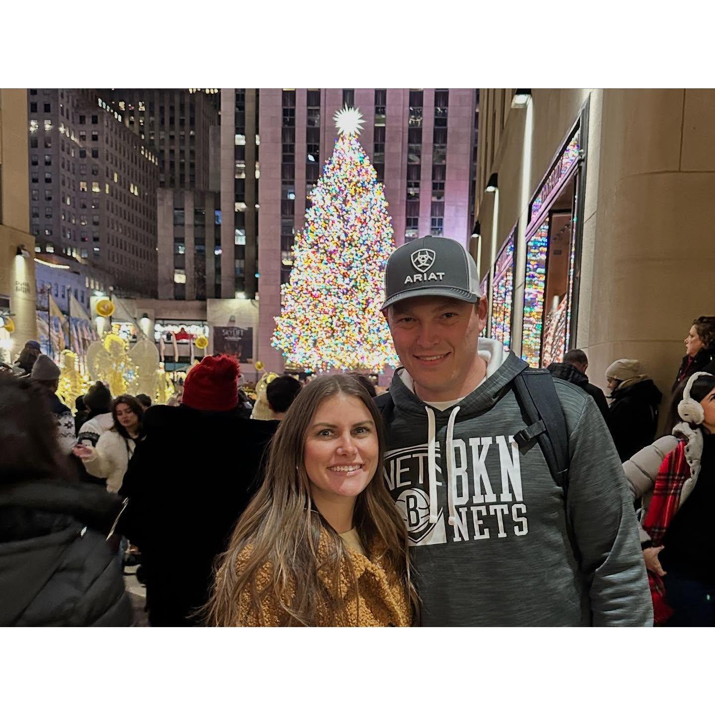 Rockefeller Center Tree at Christmas