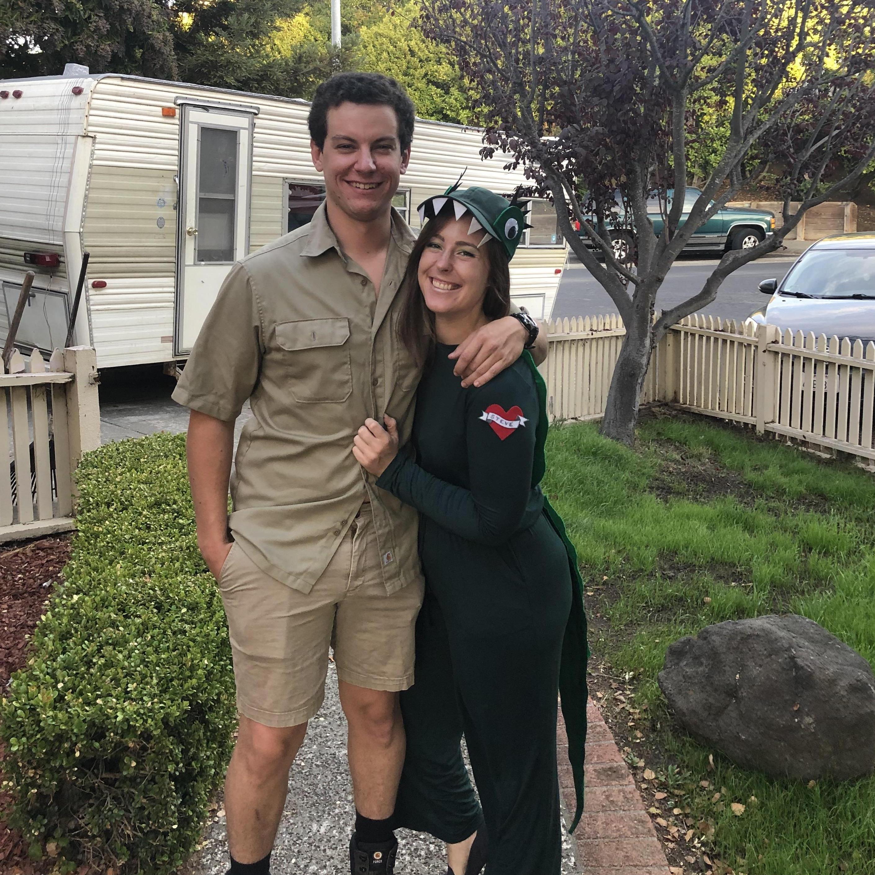 Halloween 2018 we were Steve Irwin and a Croc!