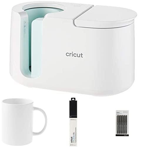 Cricut Mug Press - Infusible Ink Bundle, Includes Six 15oz Blank Mugs, Infusible Ink Transfer Sheets-Black, Infusible Ink Pens (5ct)