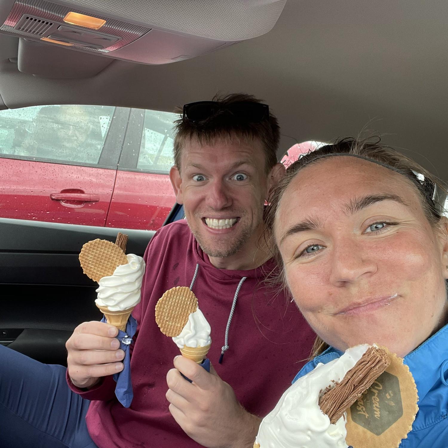 I scream, you scream, we all scream for ice cream (especially a bonus cone)!