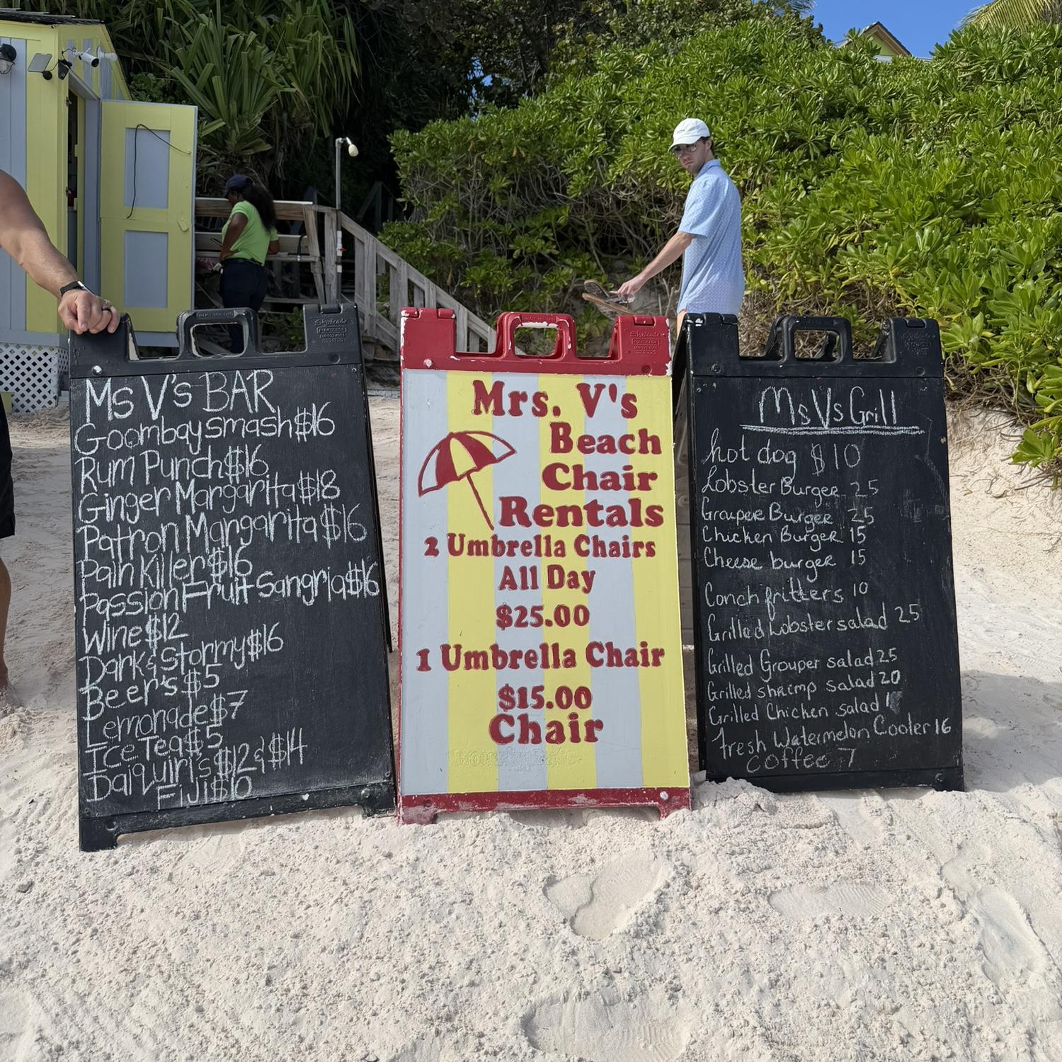 Mrs. Vs beach rentals public beach!