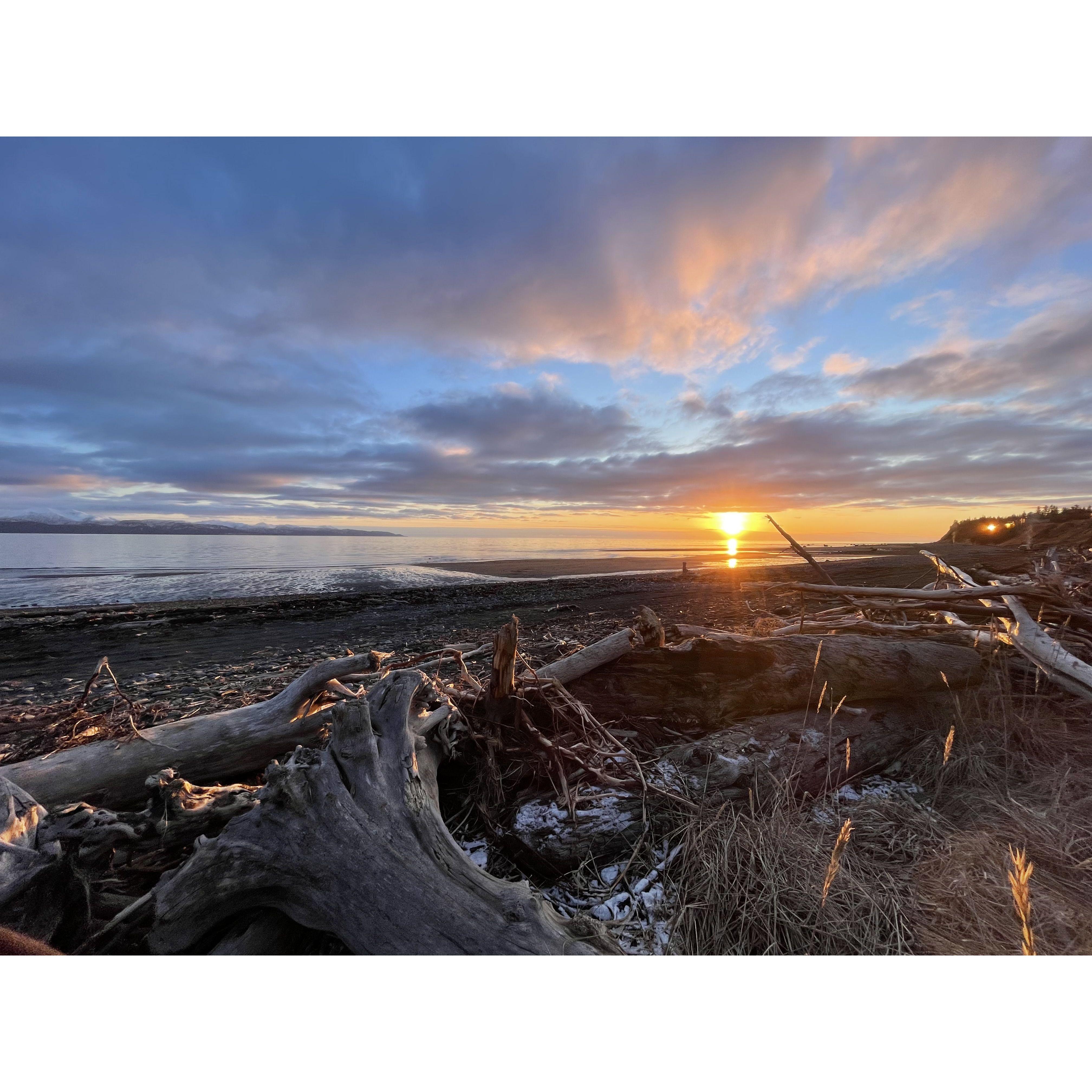 Sunset in Homer, Alaska