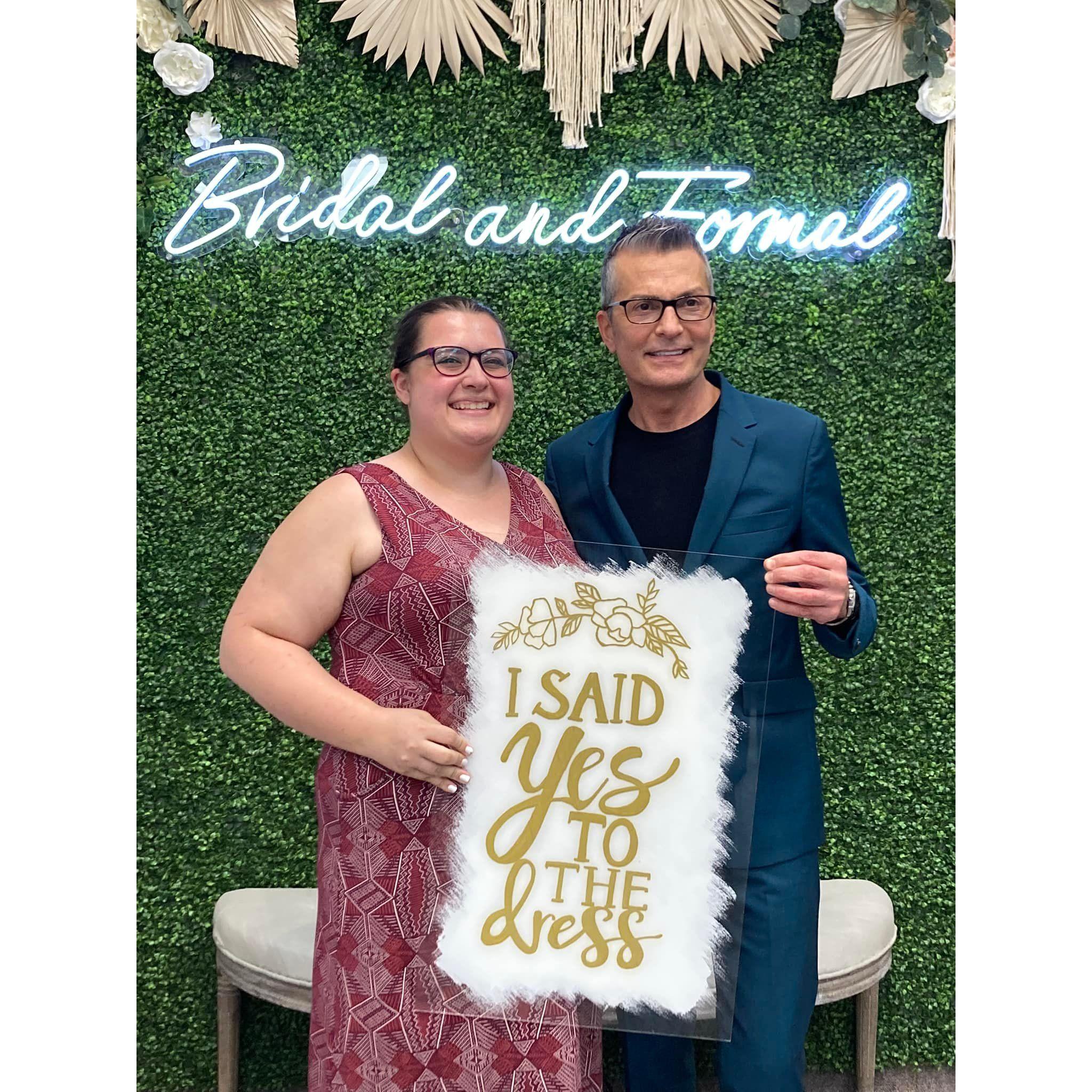 Sammi got to meet Randy Fenoli of Say Yes to the Dress!