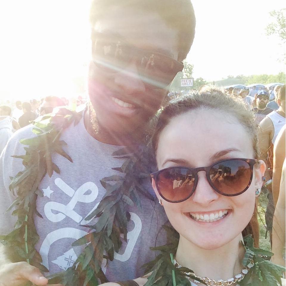 Our first picture together; 4/20/14