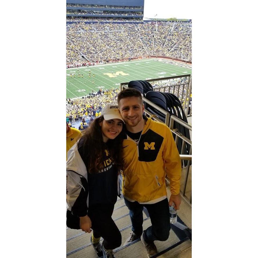 Us and 110,000+ of our closest friends at the Big House, Ann Arbor, 2019