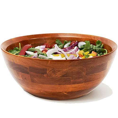 Woodard & Charles 10-Inch x 4.5-Inch Salad Bowl, Cherry Finish