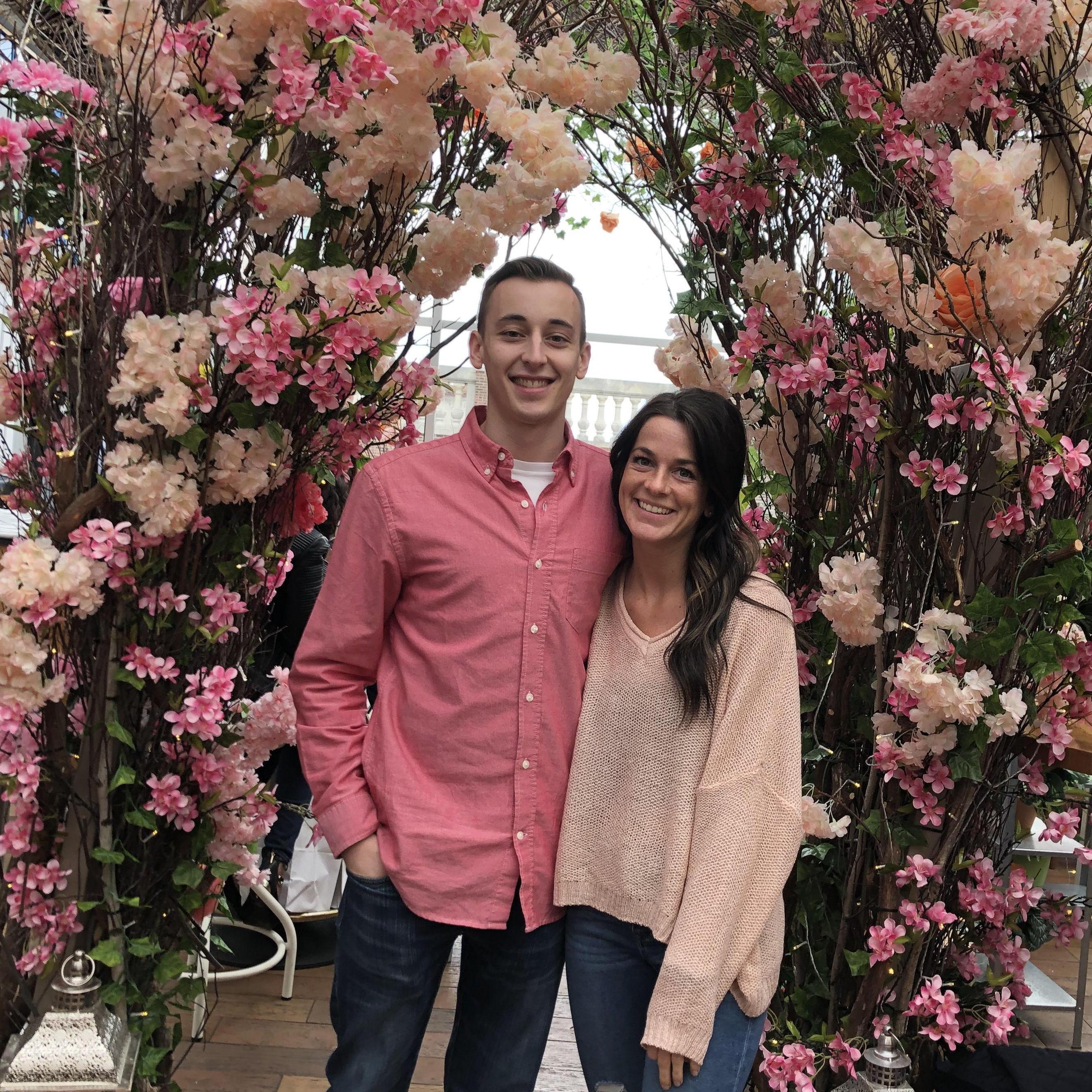 April 2019. From 2018-2020, Casey & Pat were long distance while Casey moved to grad school in NY. We spent weekends exploring NYC and trying all the pizza spots (get our matching tattoo reference?)