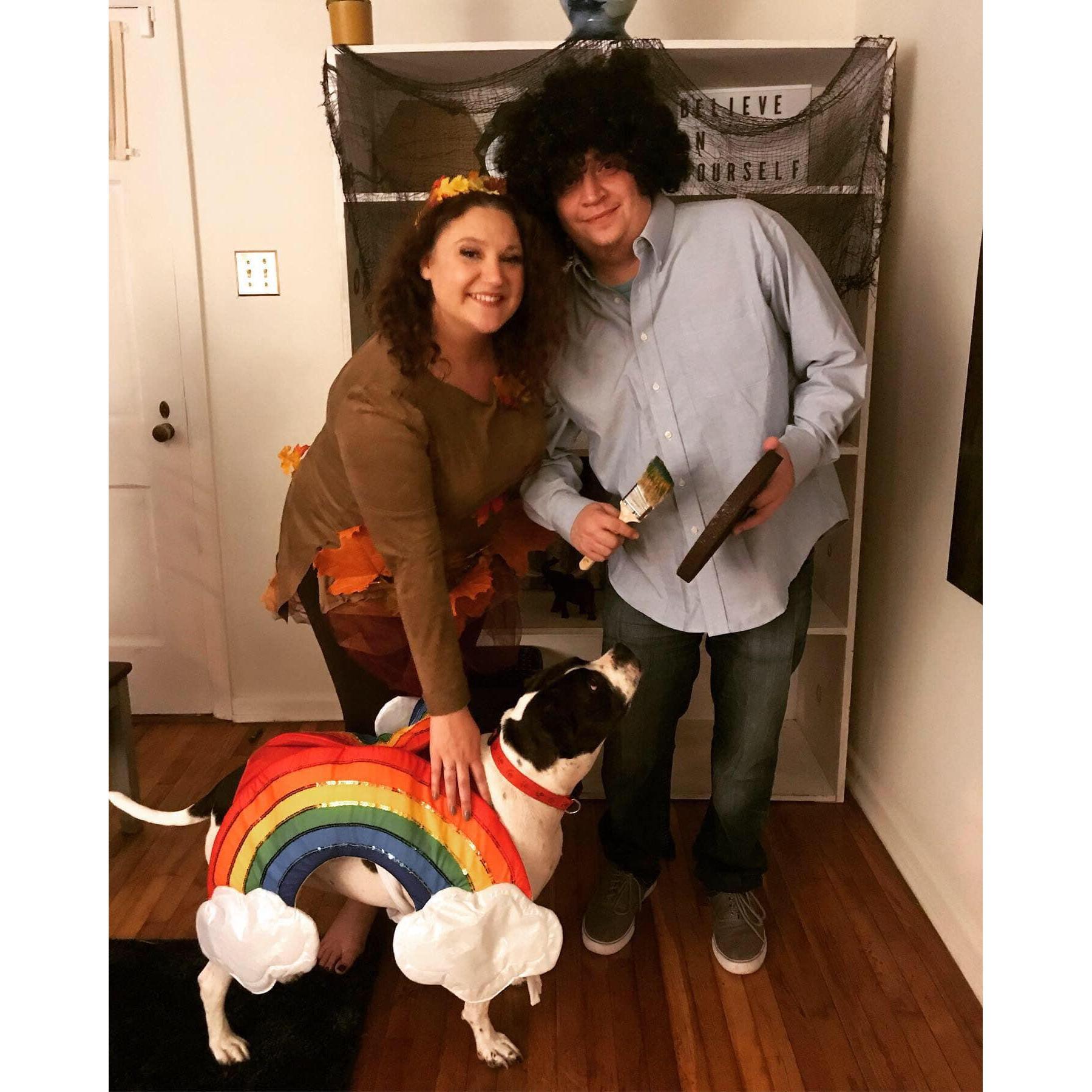 Our first Halloween party in our first home!