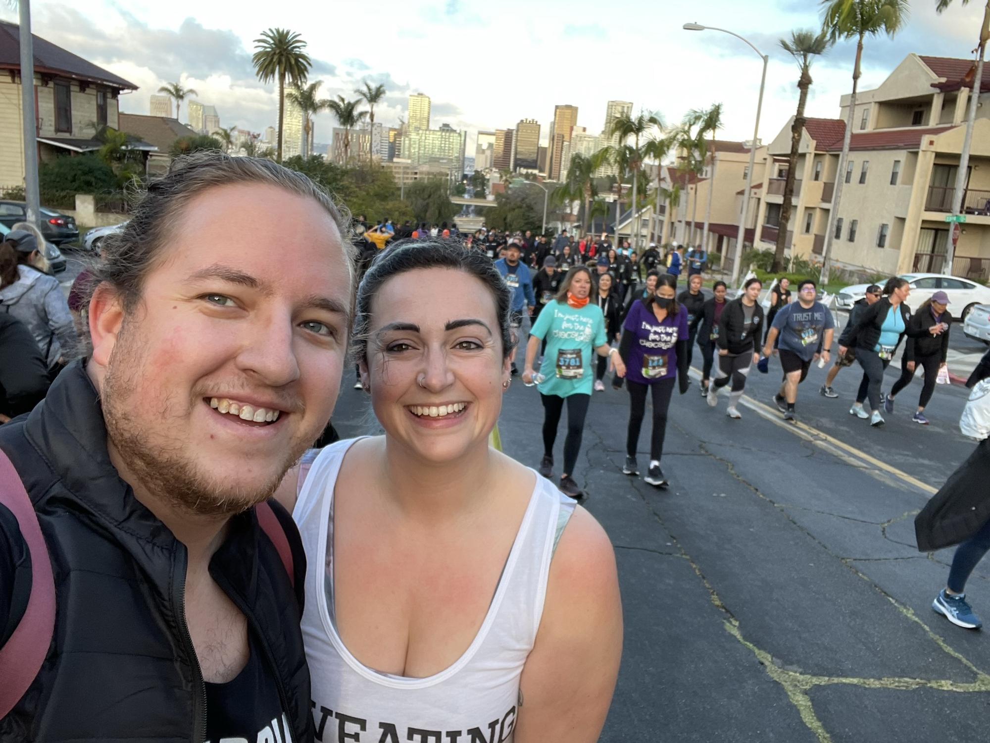 3.20.22 - Sweating for the wedding! (Even though it was the Hot Chocolate 5K)