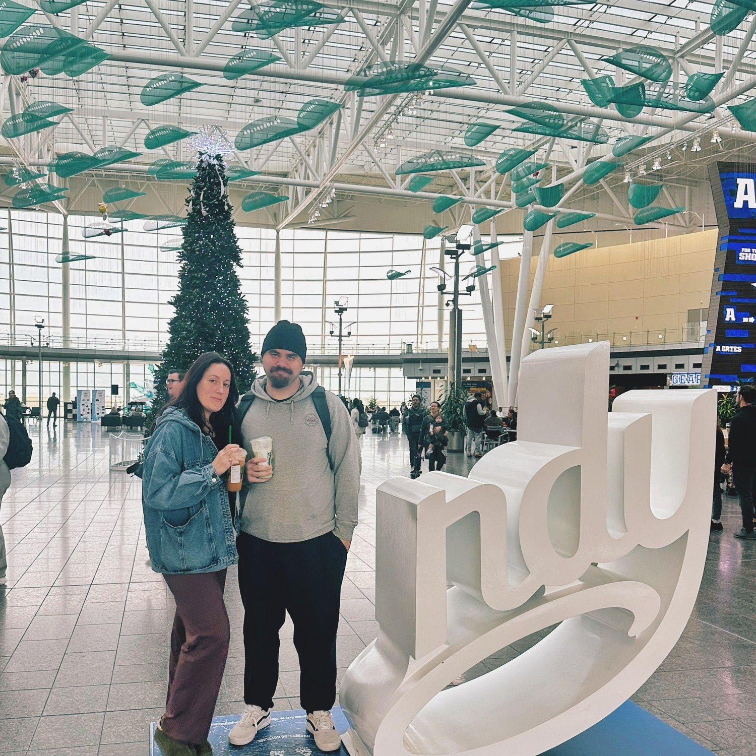 The iconic Indianapolis Airport Photo opp!