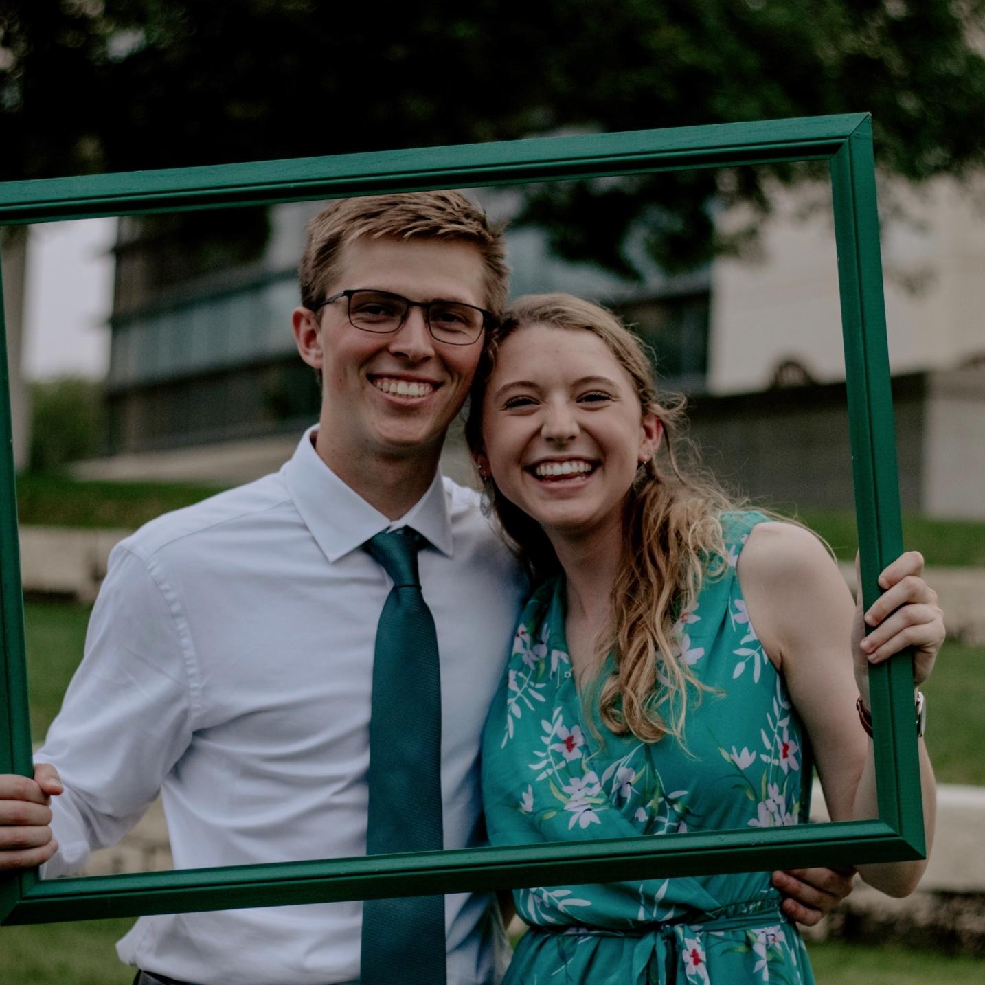 Our first picture together! We had just gotten paired as fish camp partners.