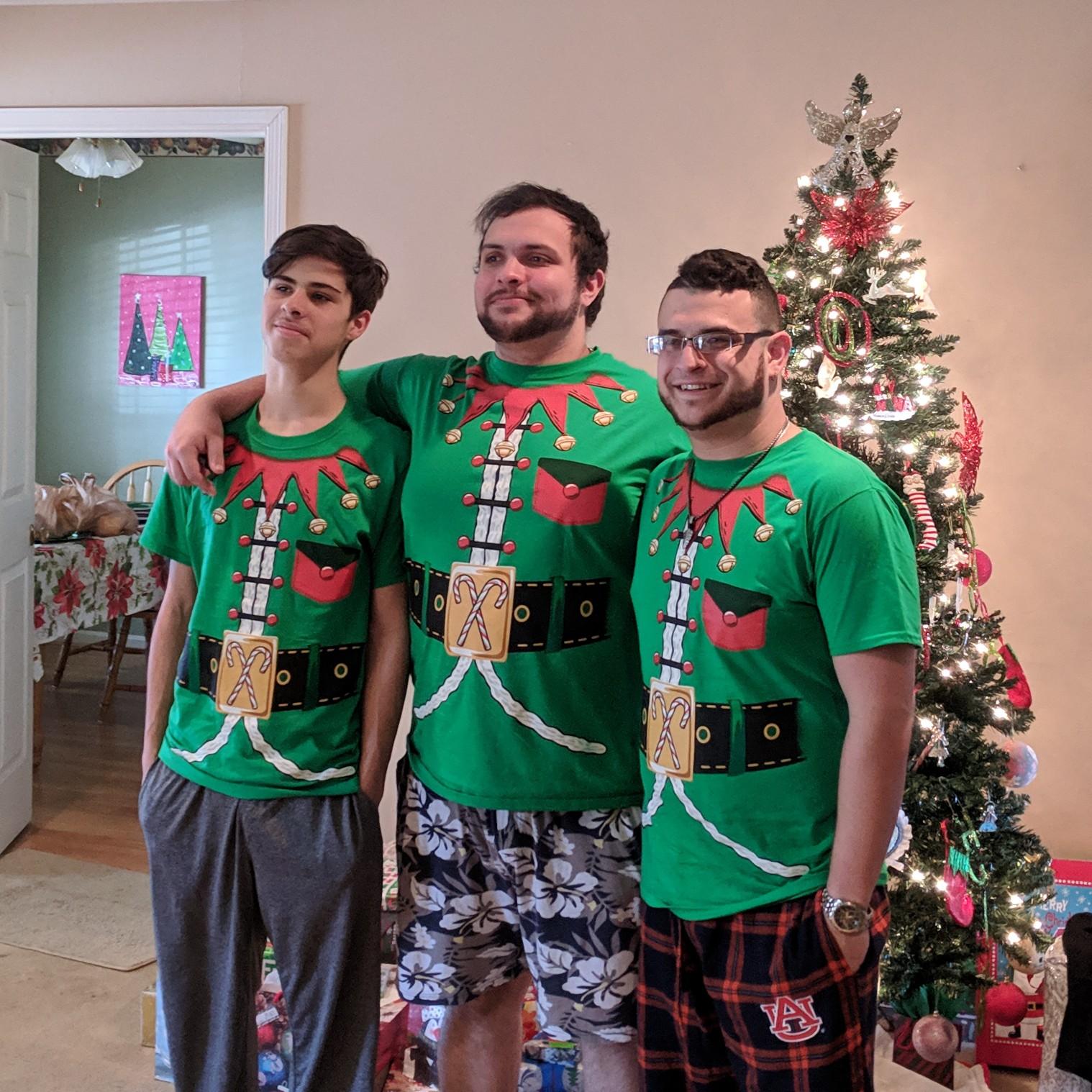 first Christmas for Ashlee @ the Flynn's