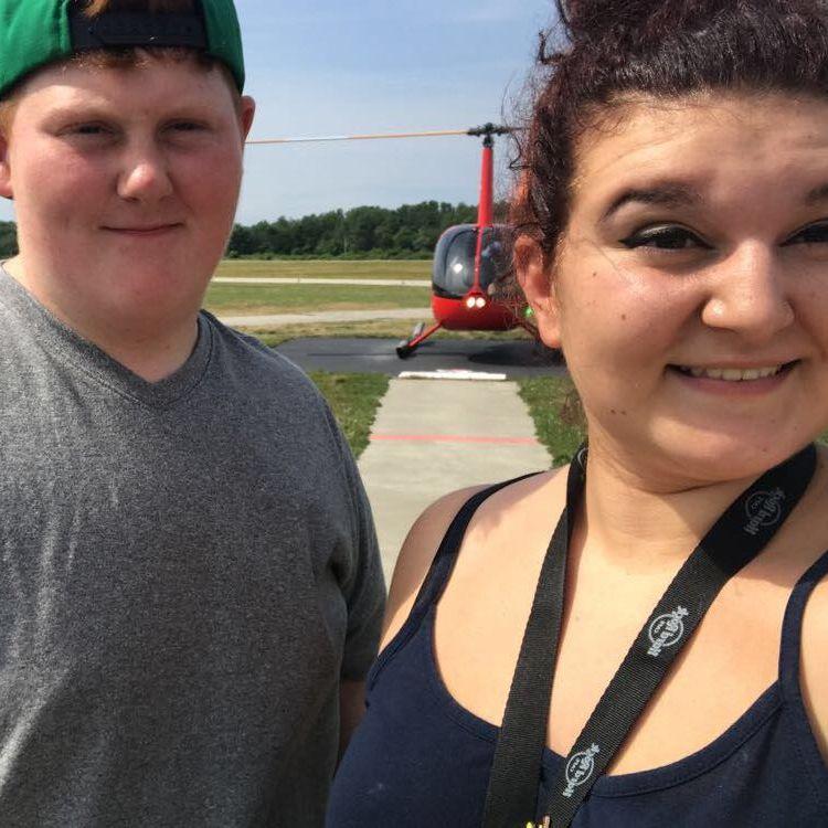 Helicopter tour over Newport for Jared's birthday!