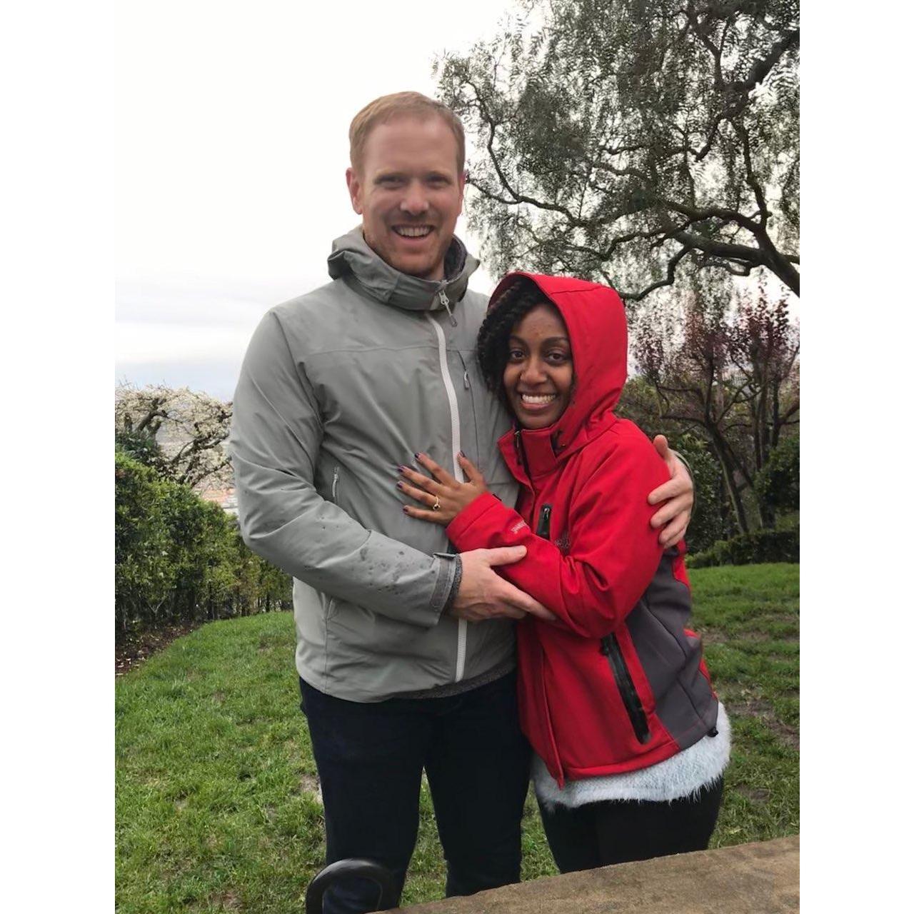 We Just Got Engaged! - North Beach, San Francisco, CA - February 9, 2019