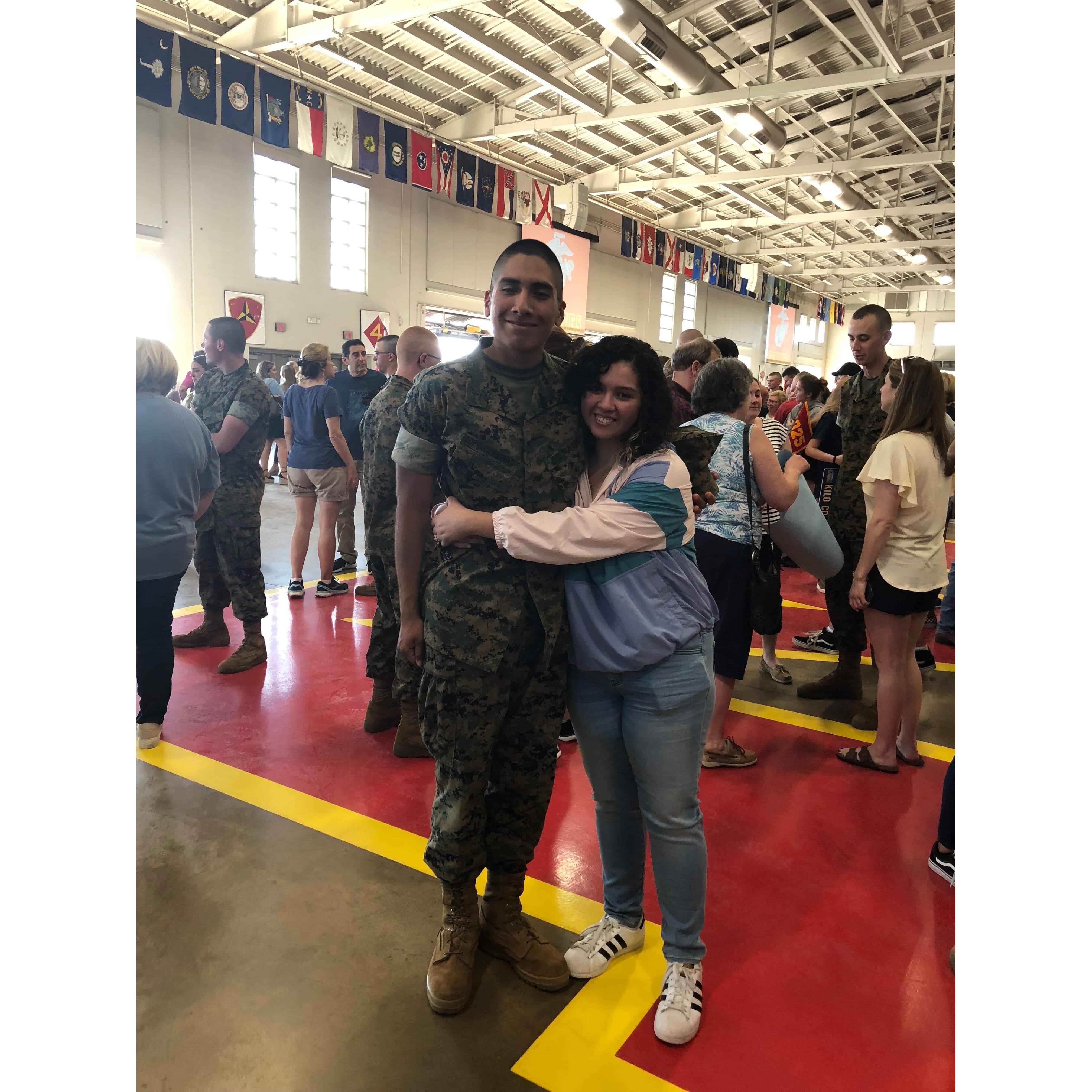 When Roger graduated from Boot Camp