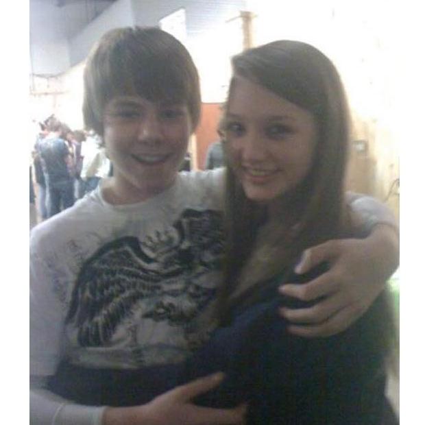 Our first picture taken together in the 7th grade