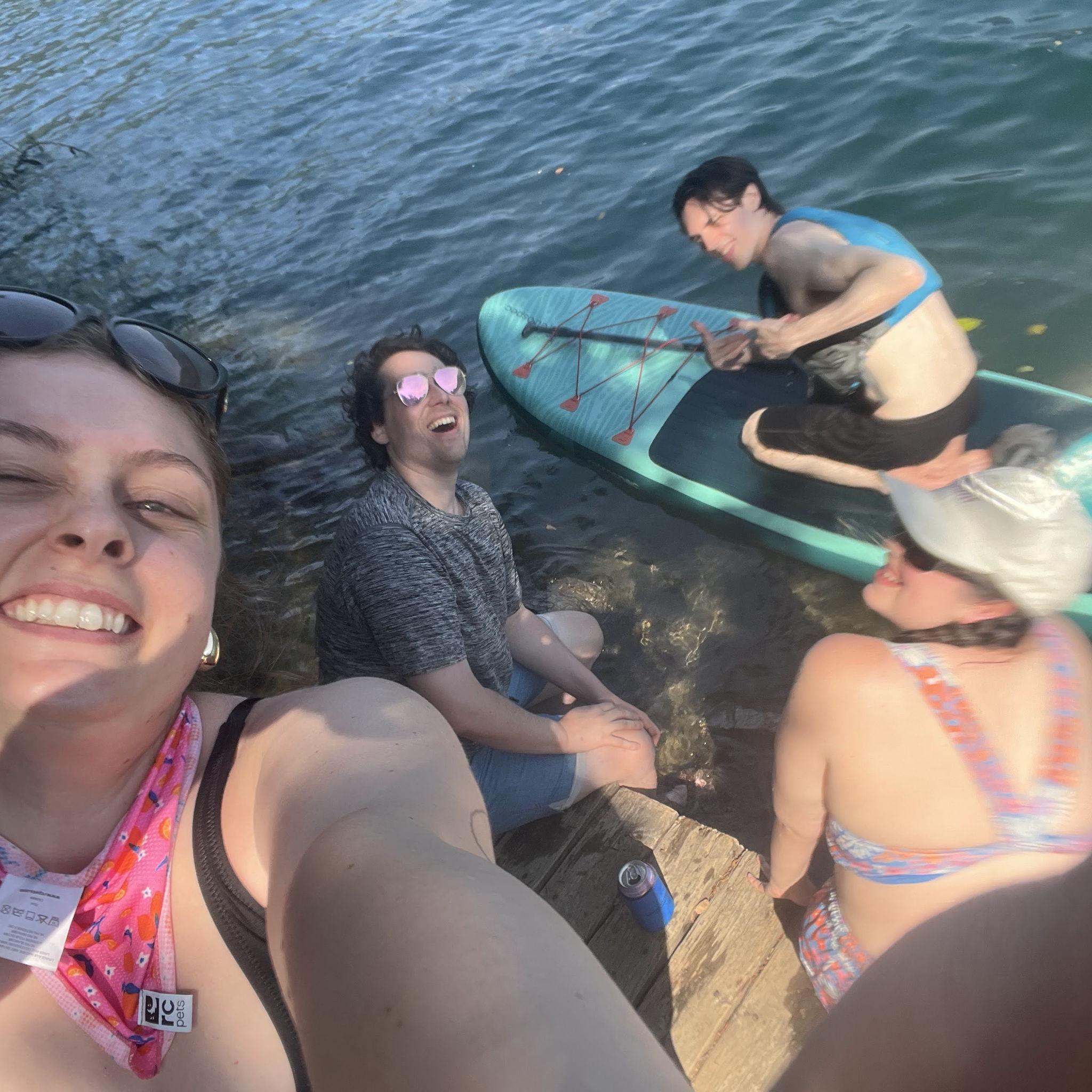 Baker Lake with friends, July 2024