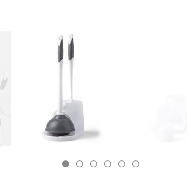 Toilet brush and plunger (Target)