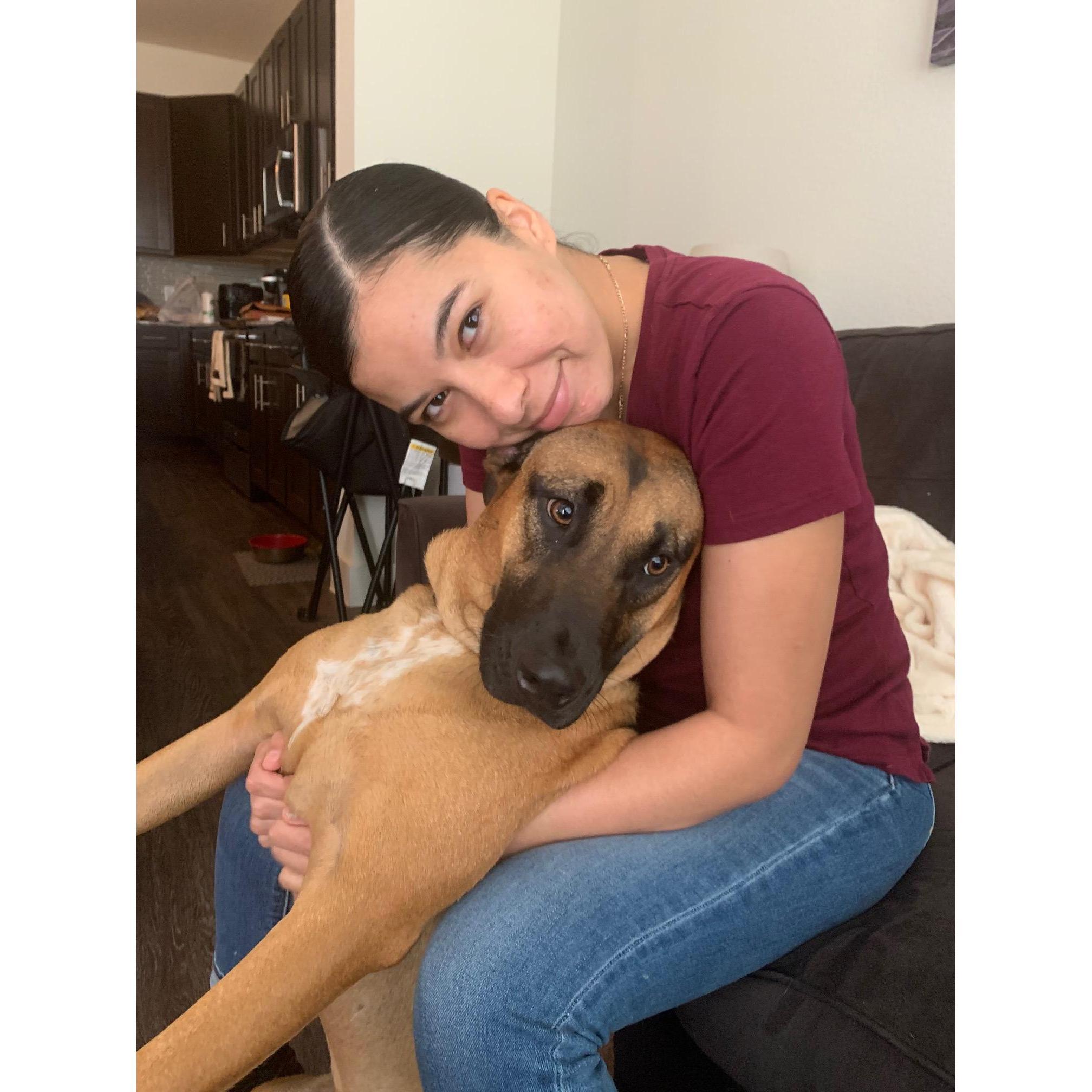"Our fur baby "Skylar"