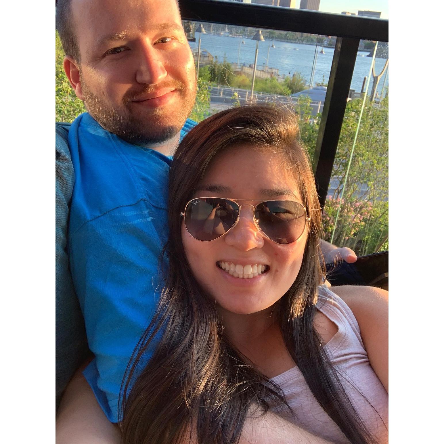 On our balcony in East Boston | Summer 2020