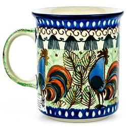 Polish Art Center - Unikat Polish Pottery Stoneware Everyday Mug 8oz. U2664
